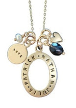 Load image into Gallery viewer, 14K Yellow Gold Personalized Disc Charm - Small Font - Luxe Design Jewellery
