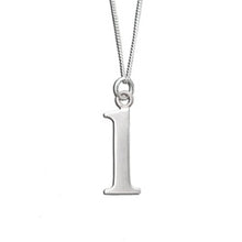 Load image into Gallery viewer, Sterling Silver Lowercase Letter &#39;l&#39; Initital Charm - Luxe Design Jewellery
