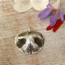 Load image into Gallery viewer, Silver Personalized Dog Nose Impression Pendant MED - Luxe Design Jewellery
