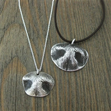 Load image into Gallery viewer, Silver Personalized Dog Nose Impression Pendant MED - Luxe Design Jewellery
