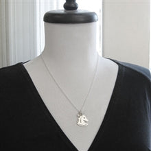 Load image into Gallery viewer, Personalized Silver Horse Head Charm - Luxe Design Jewellery
