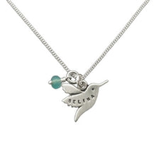Load image into Gallery viewer, Sterling Silver Customizable Hummingbird Charm - Luxe Design Jewellery
