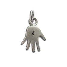 Load image into Gallery viewer, Sterling Silver Customizable Kid Hand Charm - Luxe Design Jewellery
