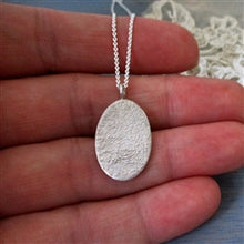 Load image into Gallery viewer, Finger Print Pendant from Flat Ink Print - Luxe Design Jewellery
