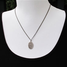 Load image into Gallery viewer, Finger Print Pendant from Flat Print Oxidized - Luxe Design Jewellery
