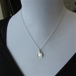 Load image into Gallery viewer, Solid Silver Fingerprint Impression Pendant - Luxe Design Jewellery
