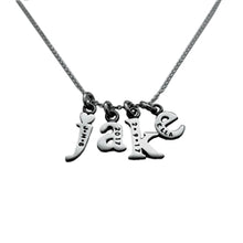 Load image into Gallery viewer, Personalized Baby Lowercase Letter J Initial Charm Sterling Silver - Luxe Design Jewellery
