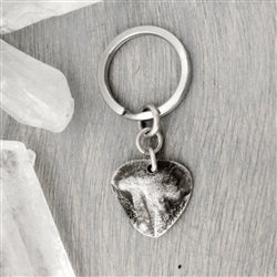 Load image into Gallery viewer, Sterling Silver Personalized Dog Nose Impression Key Ring - Luxe Design Jewellery
