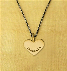 Load image into Gallery viewer, 14 Karat Gold Personalized Heart Necklace - Luxe Design Jewellery
