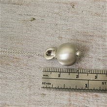 Load image into Gallery viewer, Pet Ashes Sphere Pendant Necklace with Initial Paw - Luxe Design Jewellery
