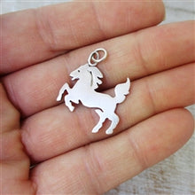 Load image into Gallery viewer, Sterling Silver Personalized Horse Necklace - Luxe Design Jewellery
