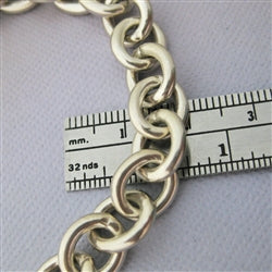 Load image into Gallery viewer, Silver Chunky Heavy Oval Link Bracelet - Luxe Design Jewellery
