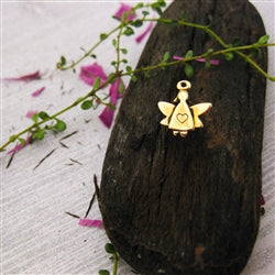 Load image into Gallery viewer, 14K Gold Mini Guardian Angel PIN - Luxe Design Jewellery
