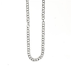 Load image into Gallery viewer, Sterling Silver 2mm Cable Chain Necklace with Spring Ring Closure - Luxe Design Jewellery

