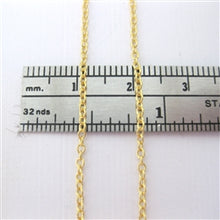 Load image into Gallery viewer, 14 Karat Yellow Gold 1.5mm Open Cable Chain - Luxe Design Jewellery
