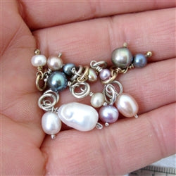Sterling Silver Small Bead White Pearl - Luxe Design Jewellery