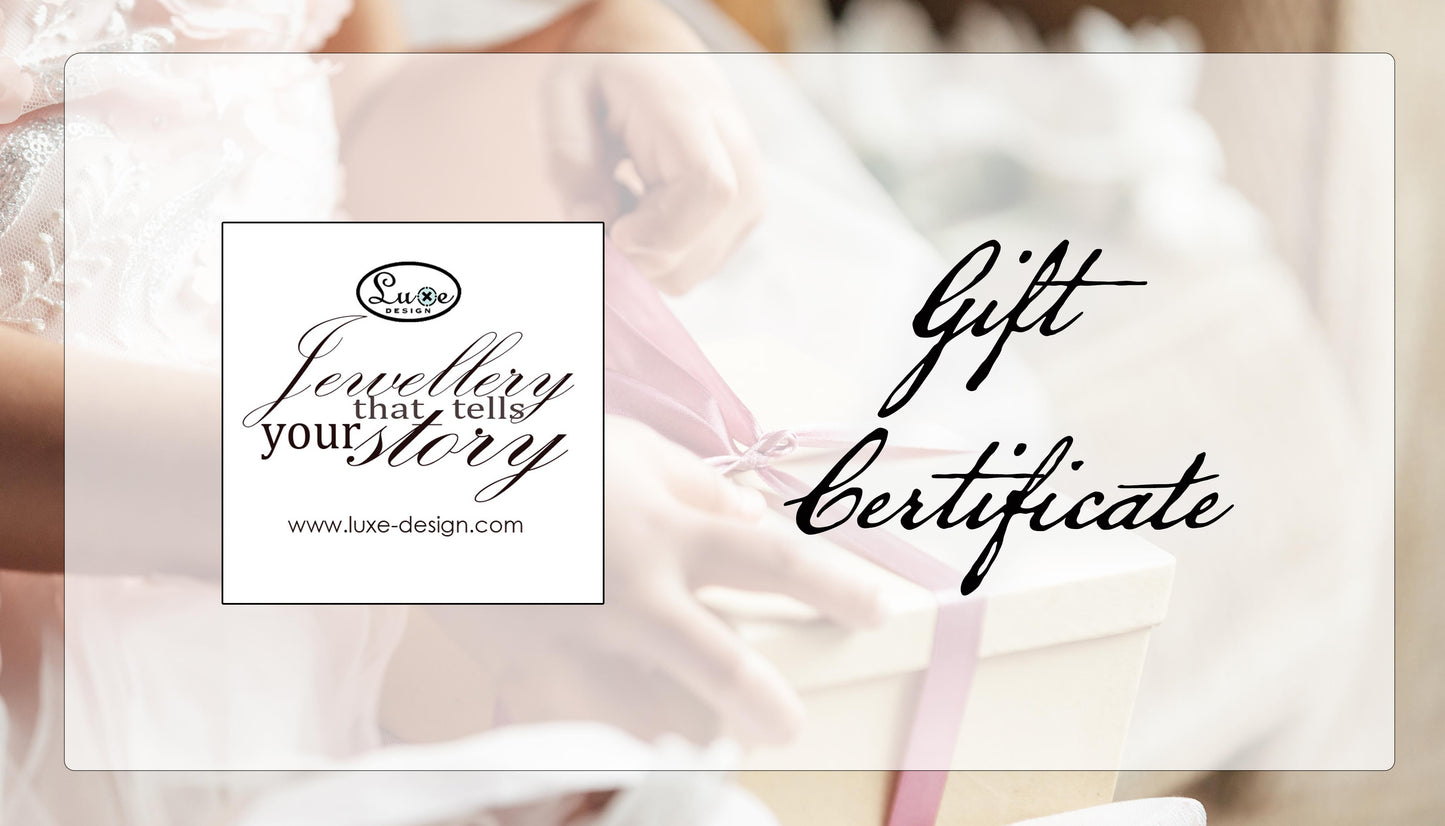 Luxe Design Jewellery Gift Card