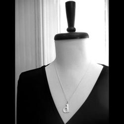 Gold Customizable Lowercase Letter 'd' Charm - Luxe Design Jewellery