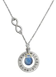 Sterling Silver Family Forever Personalized Names Infinity Necklace - Luxe Design Jewellery